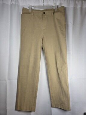 Lauren Ralph Lauren Tan Beige Stretch Denim Jeans Trousers Women's 12 Petite